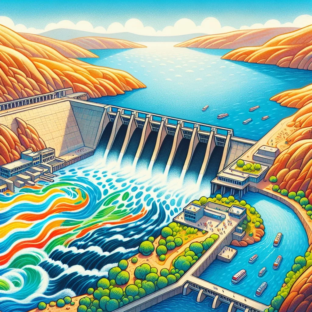 Fun fact for kids about the Aswan High Dam and the Nile River