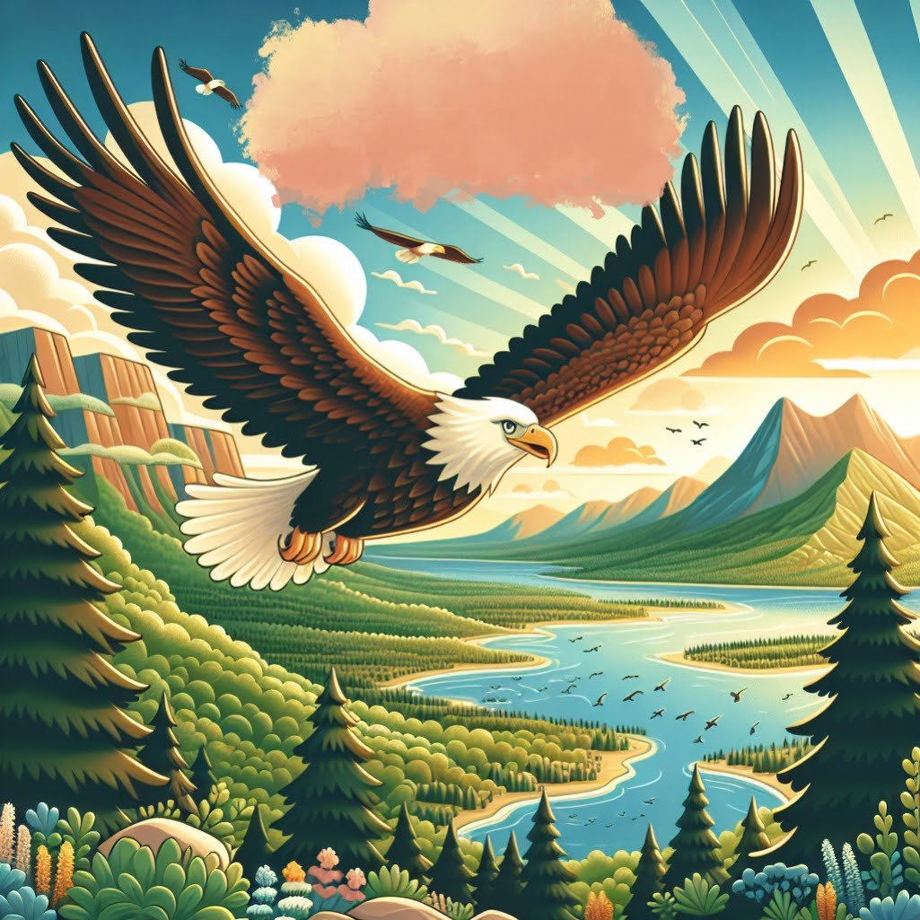 Fun fact for kids about bald eagle population recovery