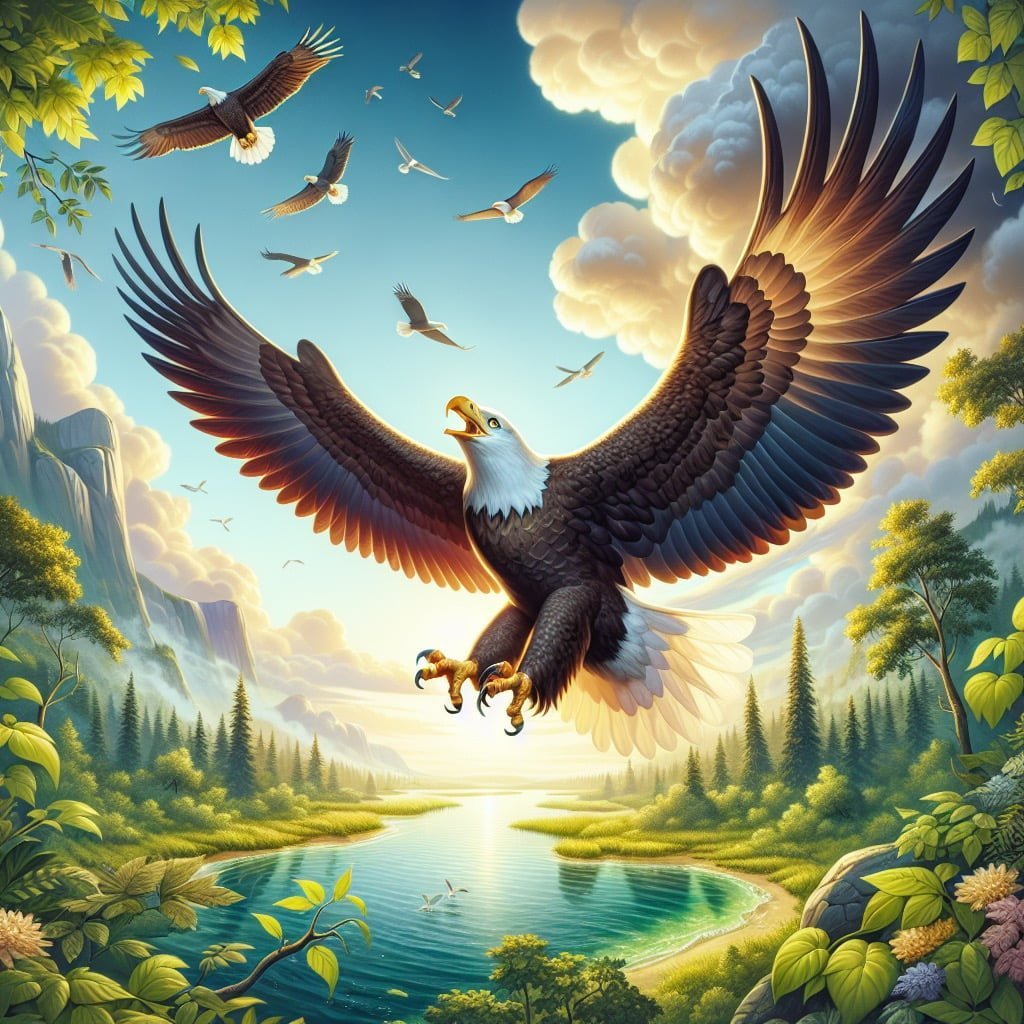 Fun fact for kids about bald eagle wingspan