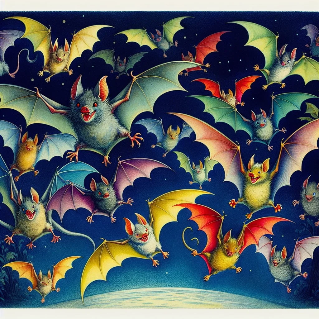 Fun fact for kids about a flying bat
