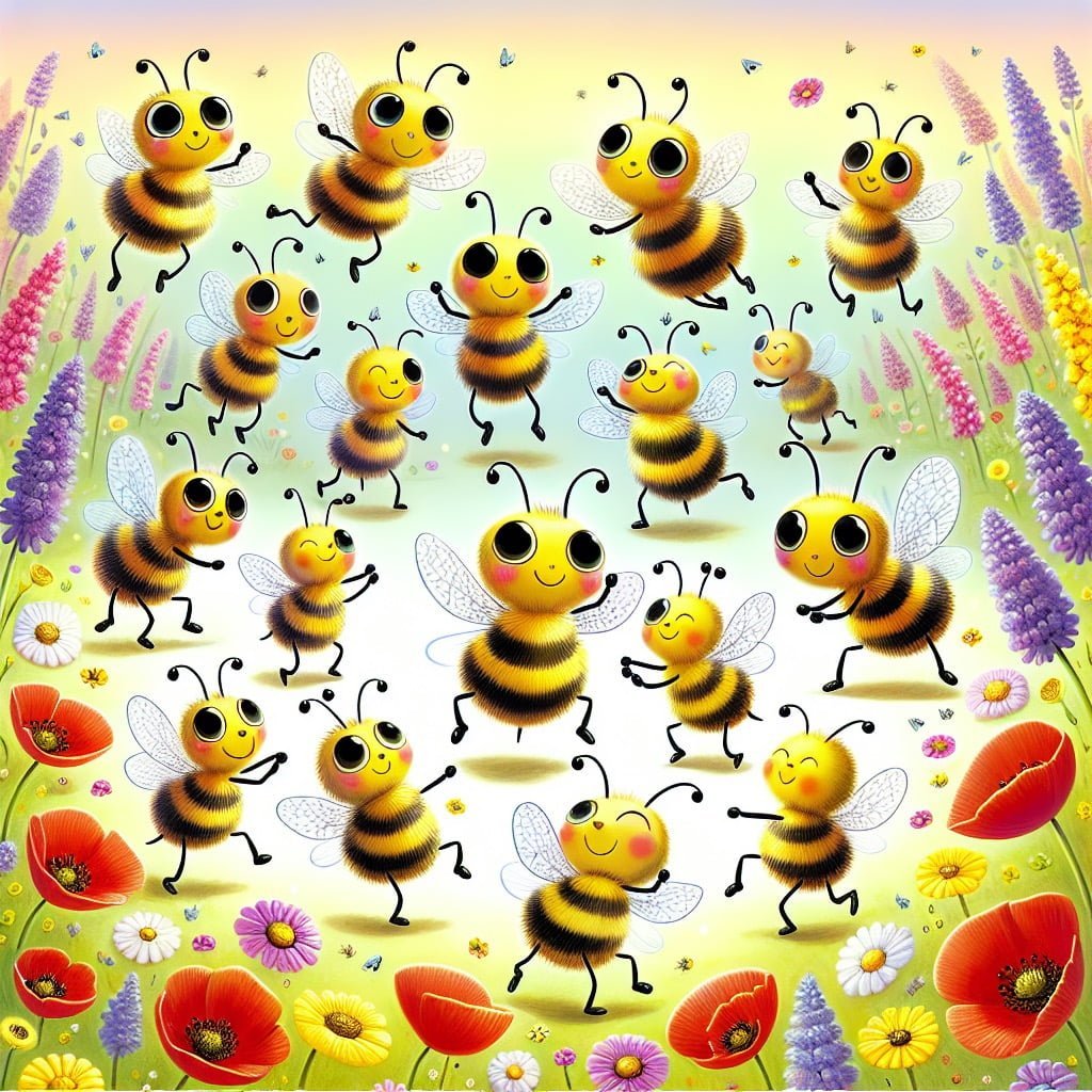 Fun fact for kids about a dancing bee