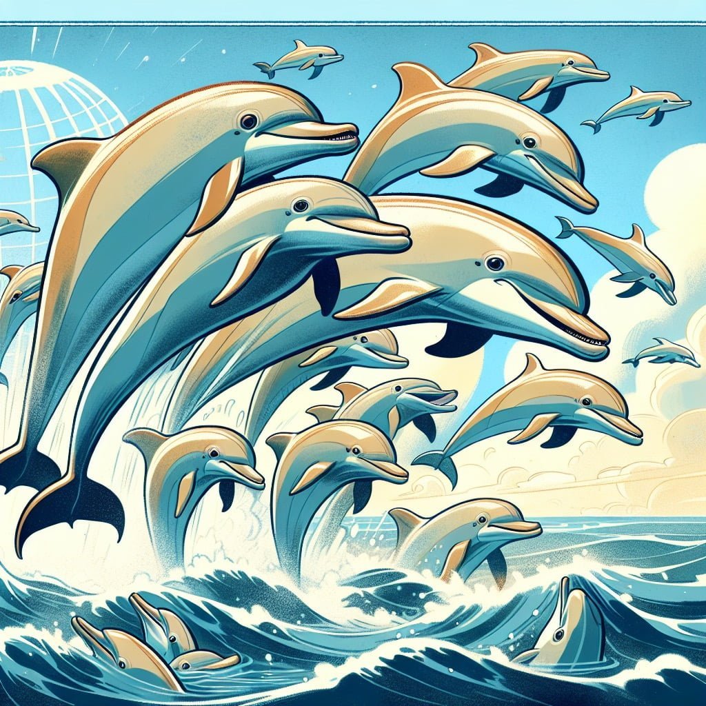 Fun fact for kids about bottlenose dolphin intelligence