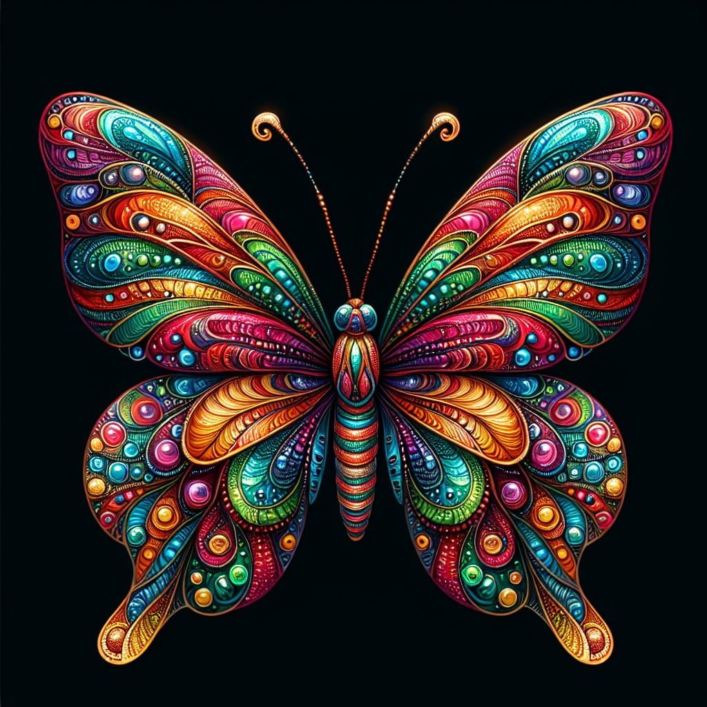 Enjoy Fun Facts for Kids 8 Main image for the post with 10 Marvelous Butterfly Facts For Kids depicting Butterfly in a colorful and attractive way for kids.