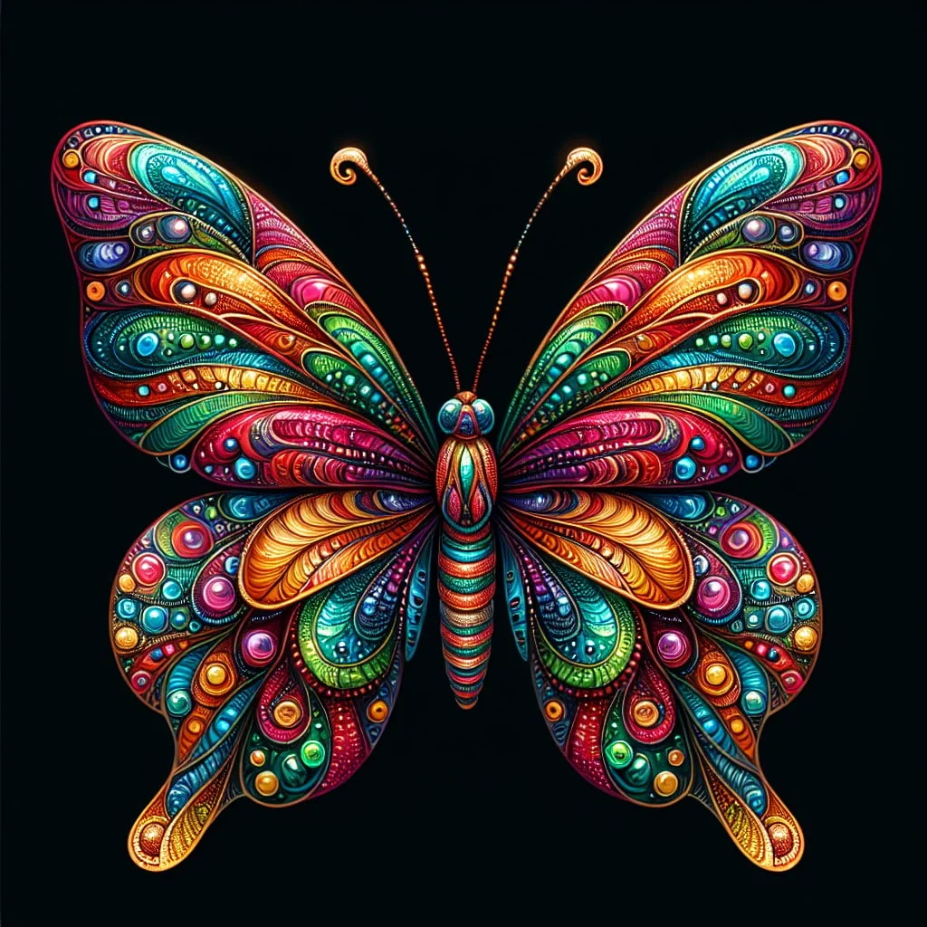 Main image for the post with 10 Marvelous Butterfly Facts For Kids depicting Butterfly in a colorful and attractive way for kids.