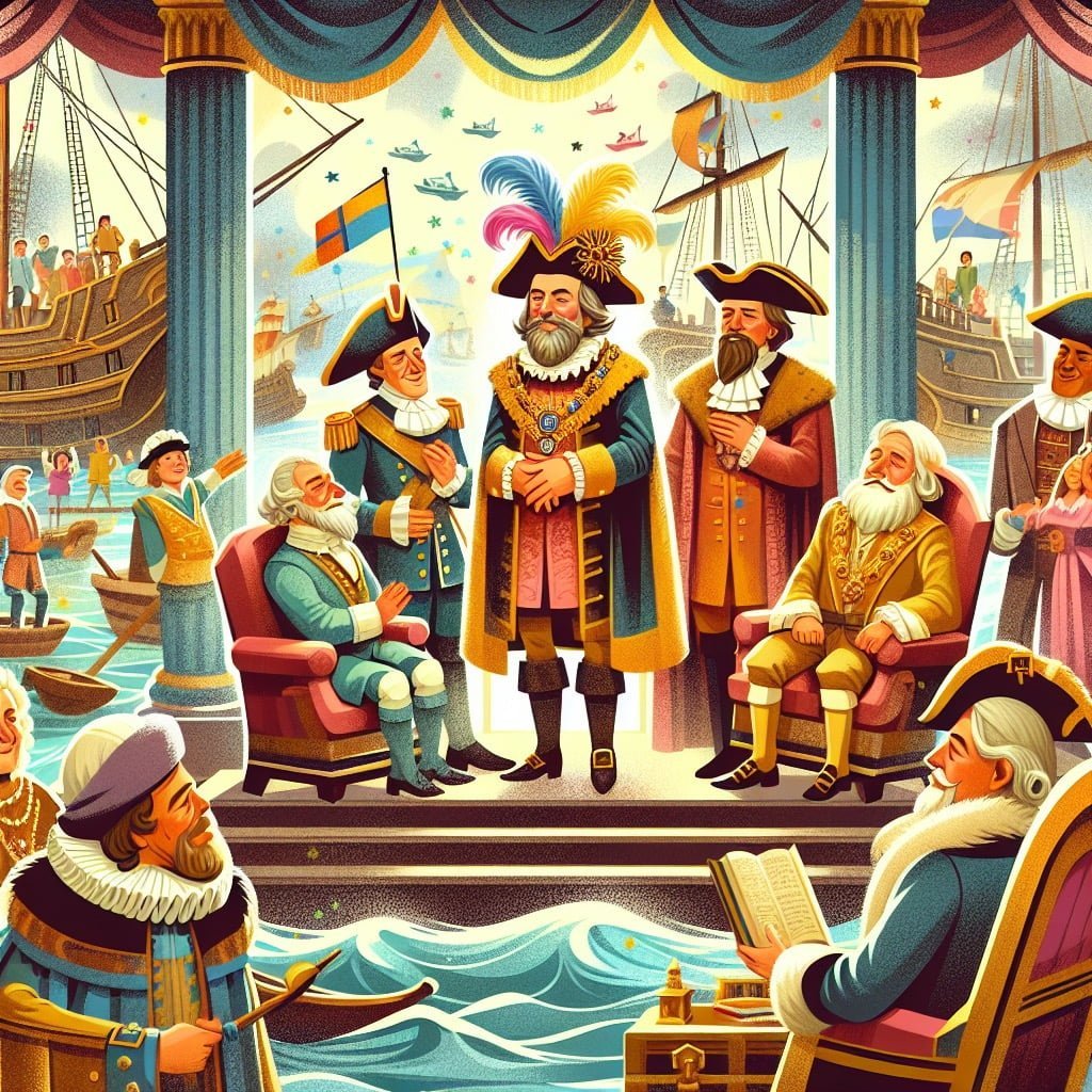 Fun fact for kids about Columbus being named Admiral