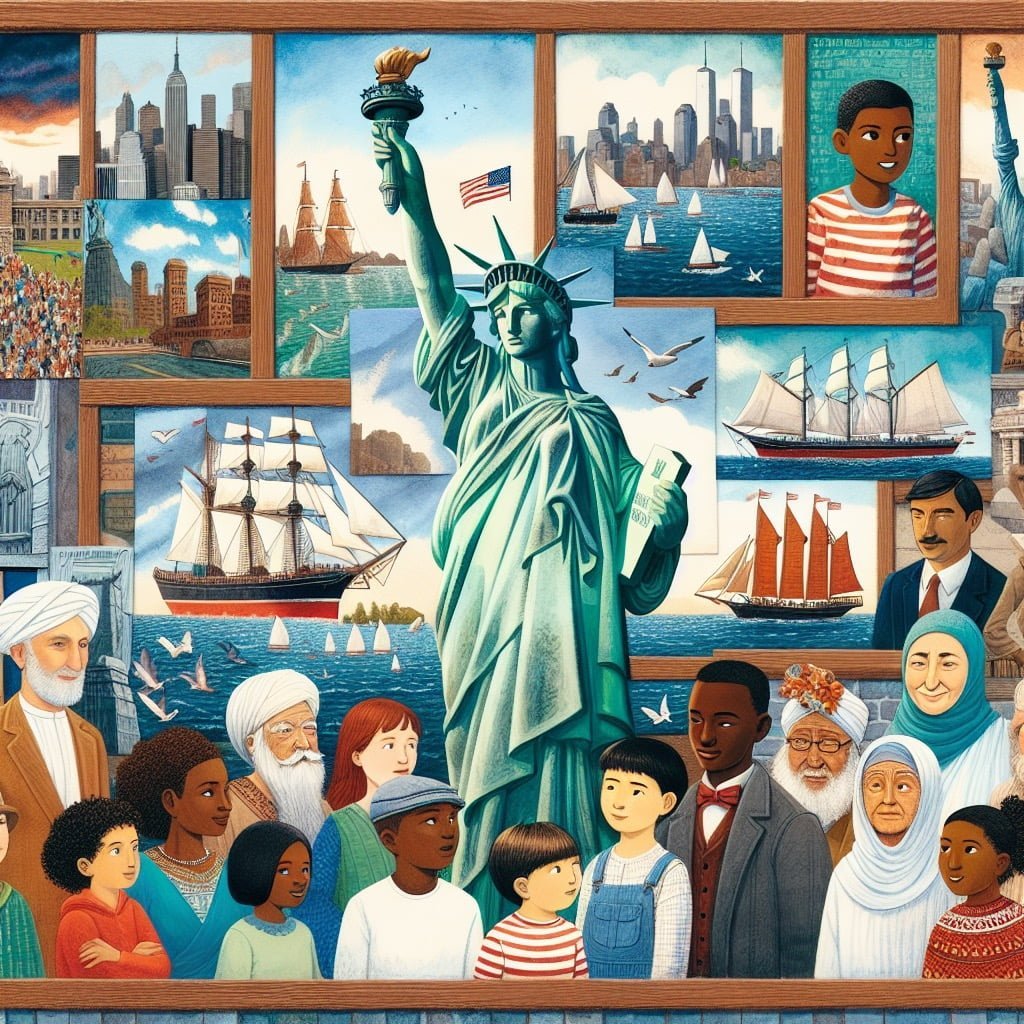 Fun fact for kids about original copper color of statue of liberty
