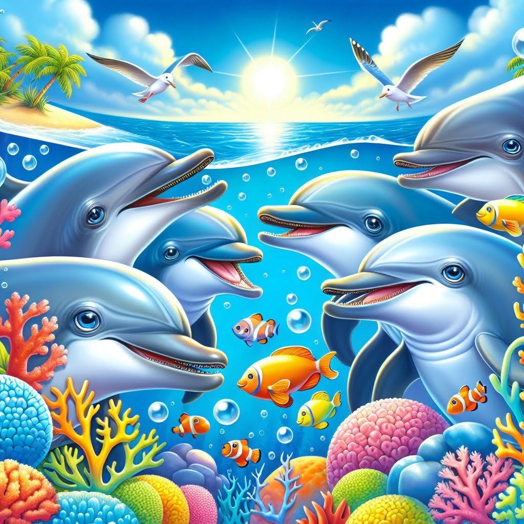 Fun fact for kids about dolphin eyesight