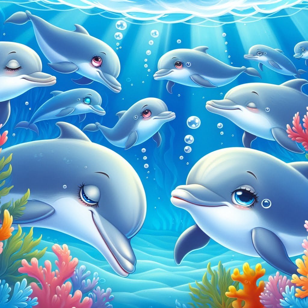 Fun fact for kids about dolphin sleeping