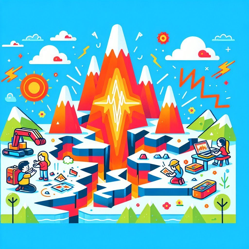 Main image for the post with 10 Fascinating Earthquake Facts For Kids depicting Earthquake in a colorful and attractive way for kids.