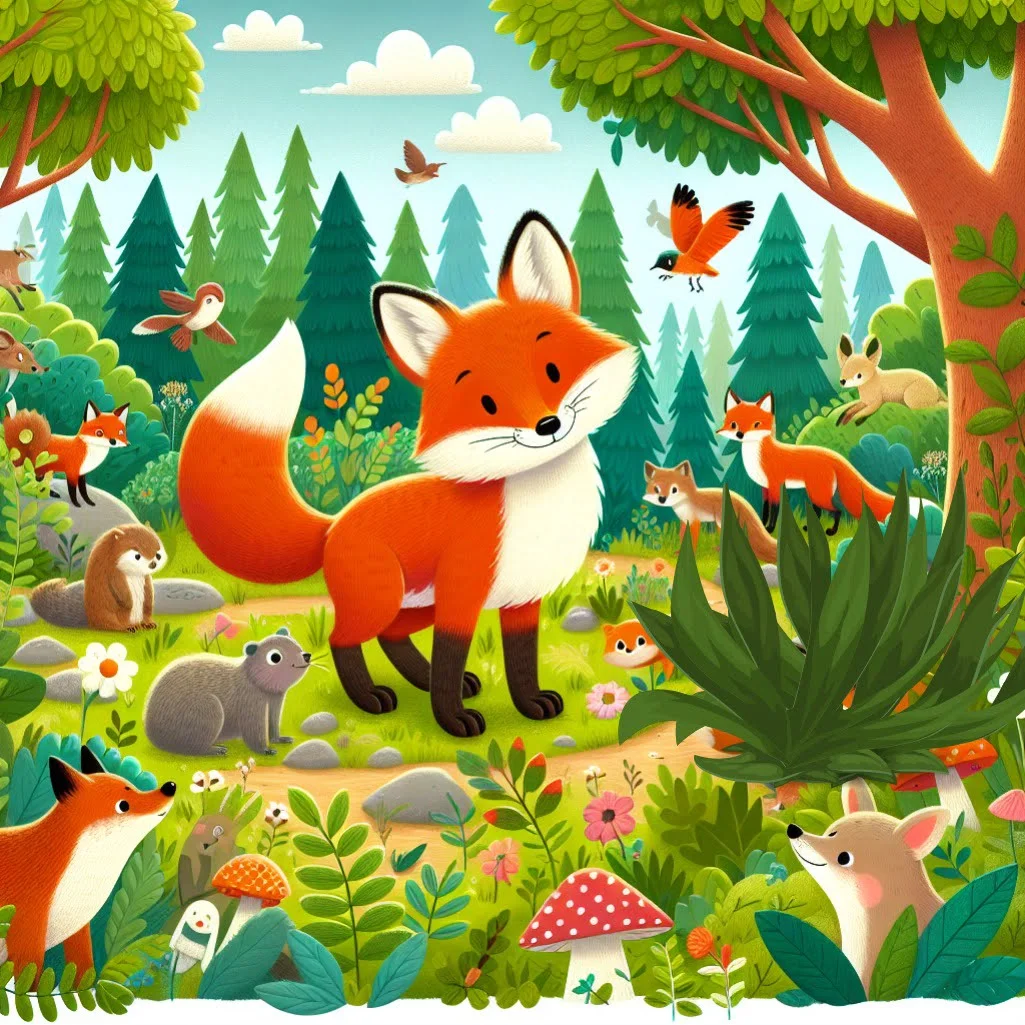Fun fact for kids about a fox in the ecosystem