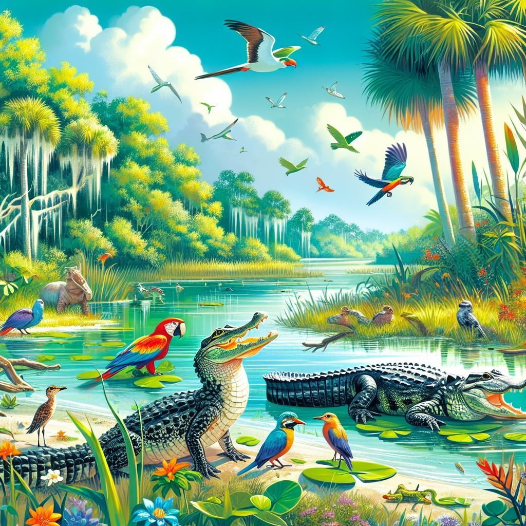 Fun fact for kids about Everglades National Park in Florida