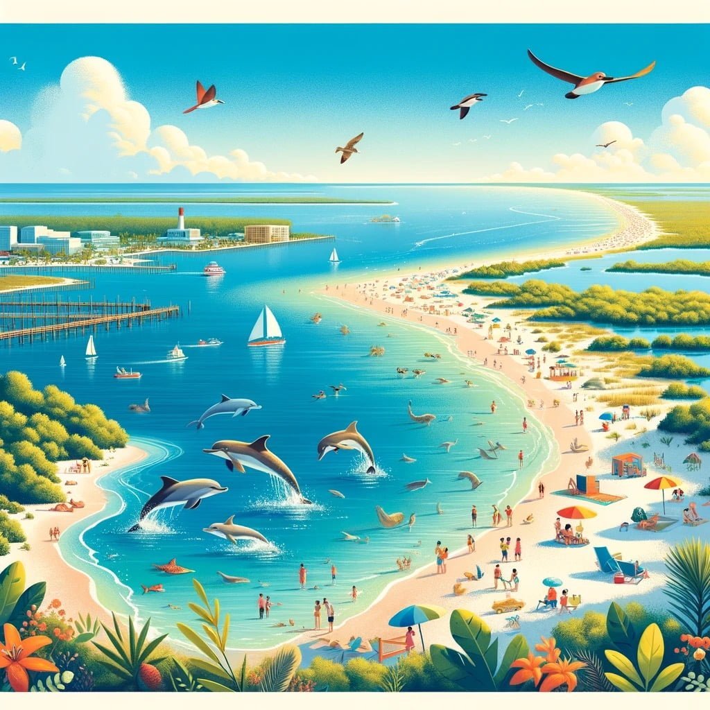Fun fact for kids about a beach in Florida
