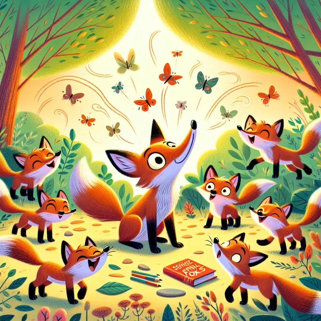 Fun fact for kids about a fox's sense of smell