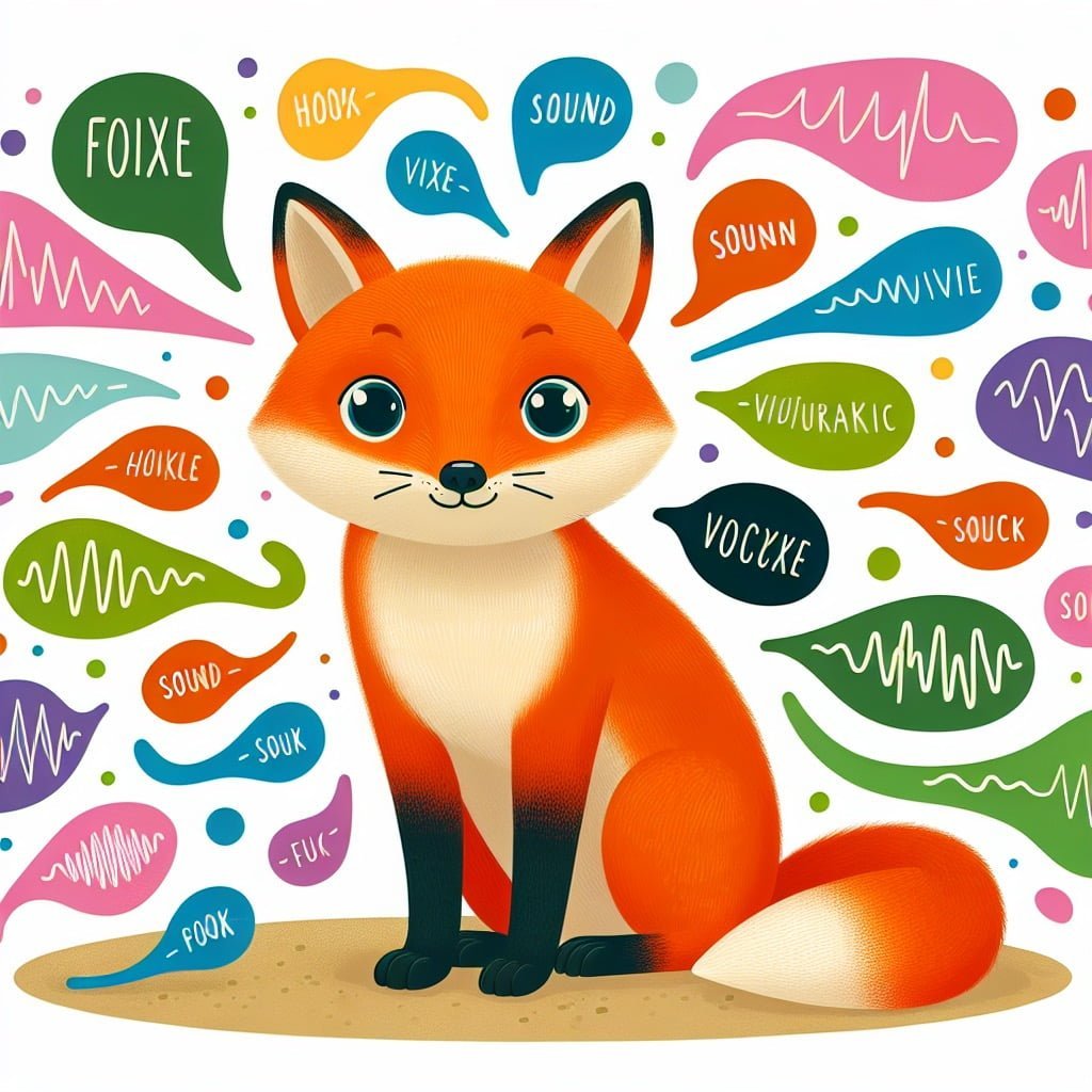 Fun fact for kids about a fox making sounds