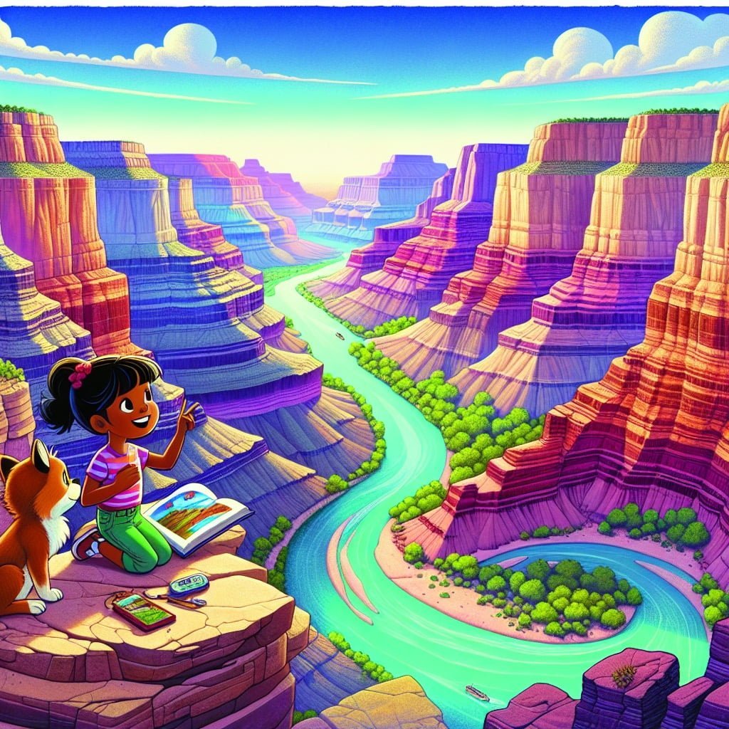 Fun fact for kids about the age of the Grand Canyon