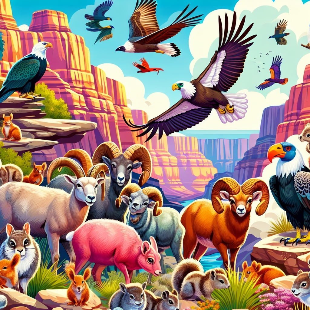 Fun fact for kids about wildlife in the Grand Canyon