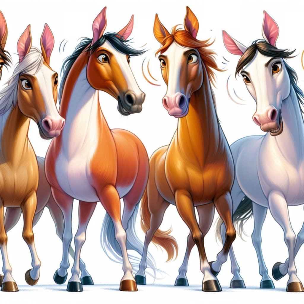 Fun fact for kids about a horse's ears