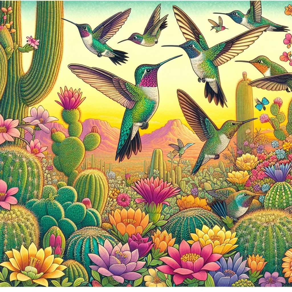 Fun fact for kids about hummingbirds in Arizona