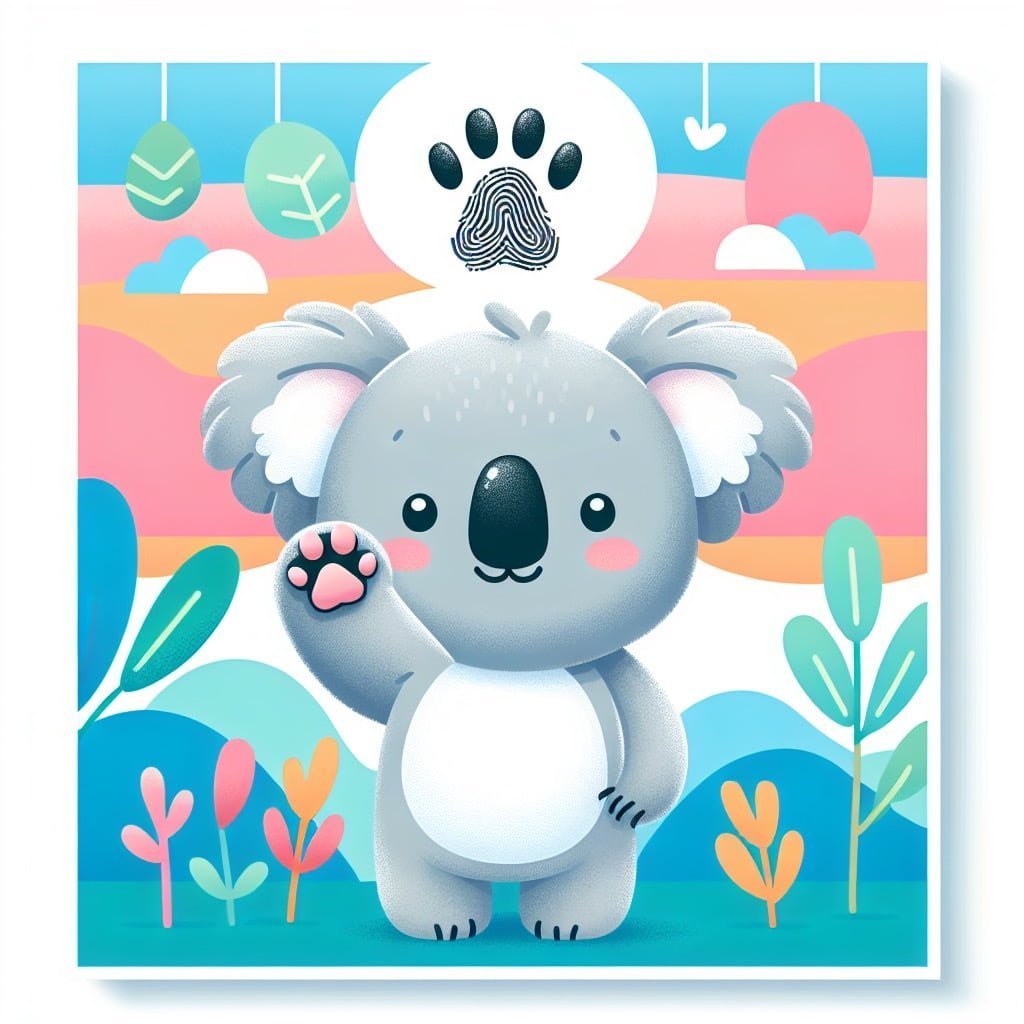 Koala's fingerprint