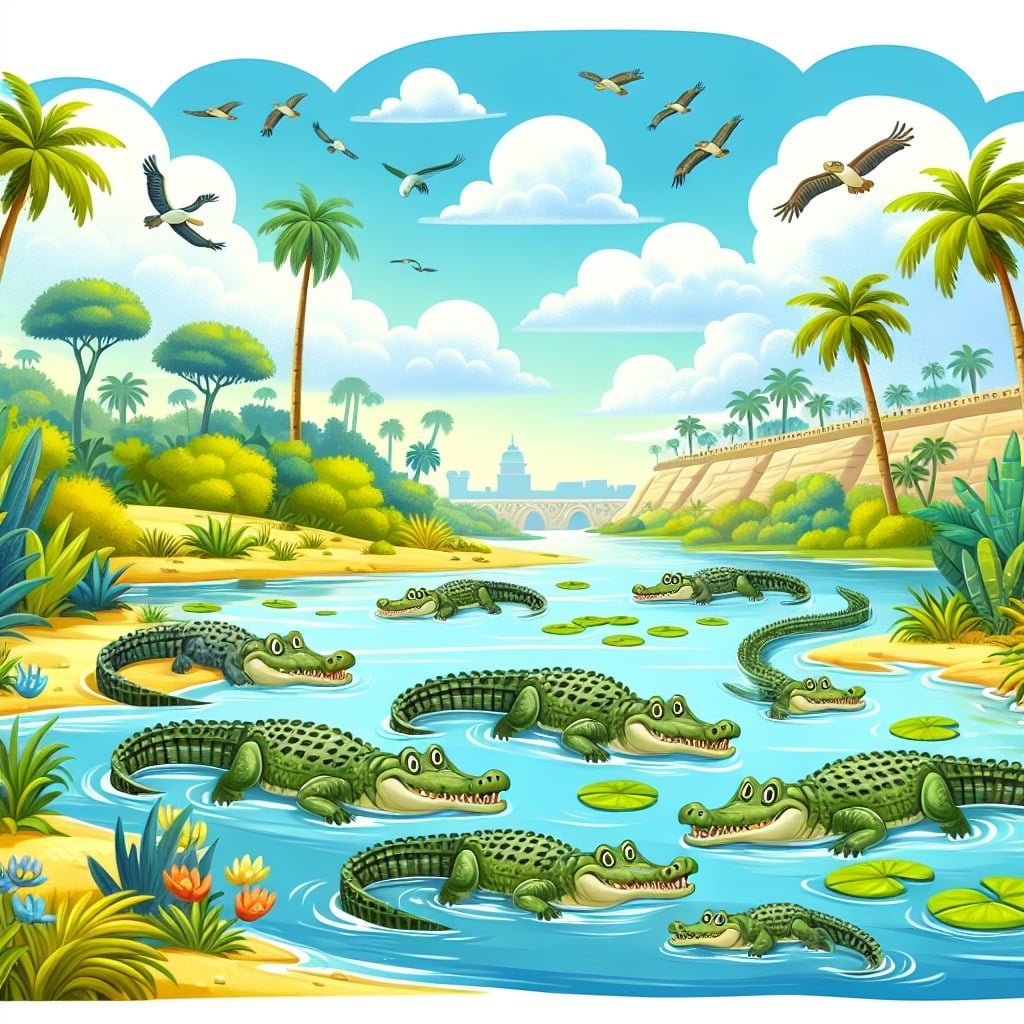Fun fact for kids about the Nile Crocodile