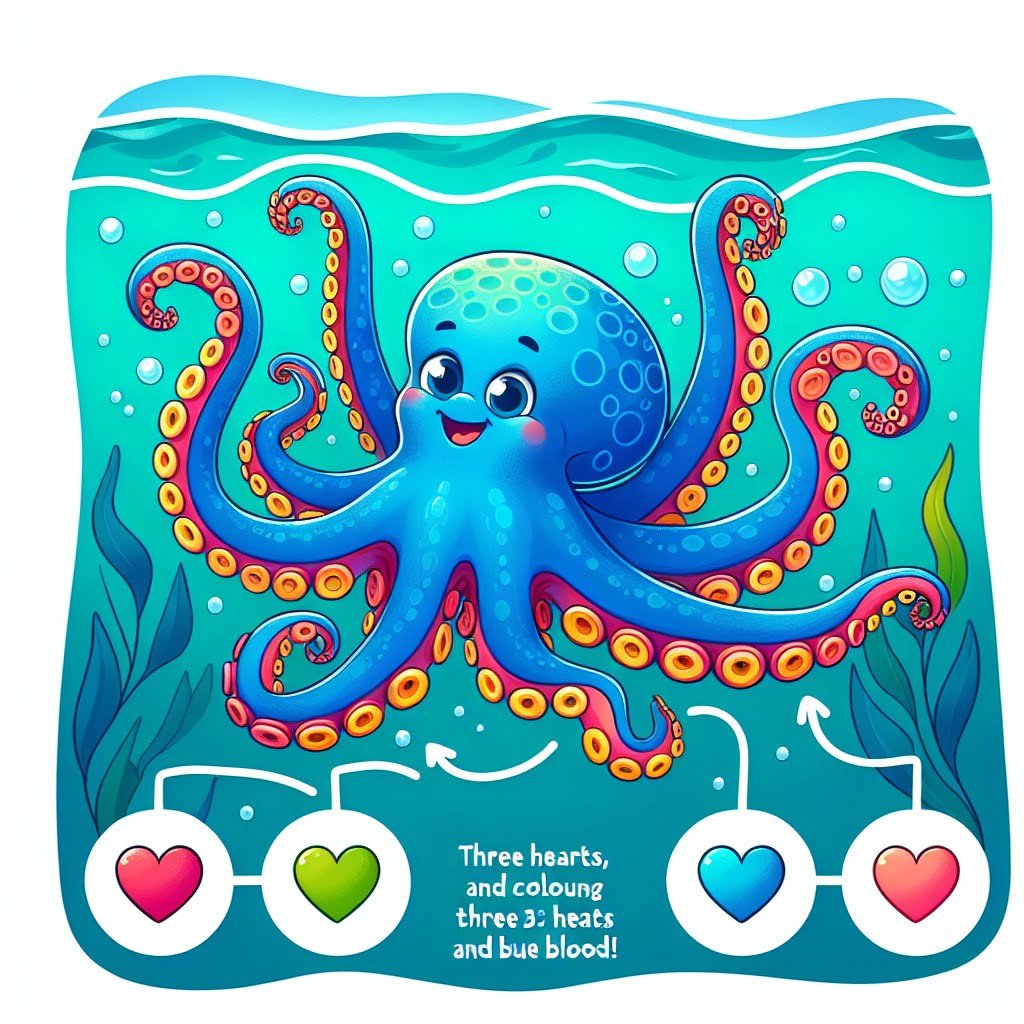 Fun fact for kids about an octopus