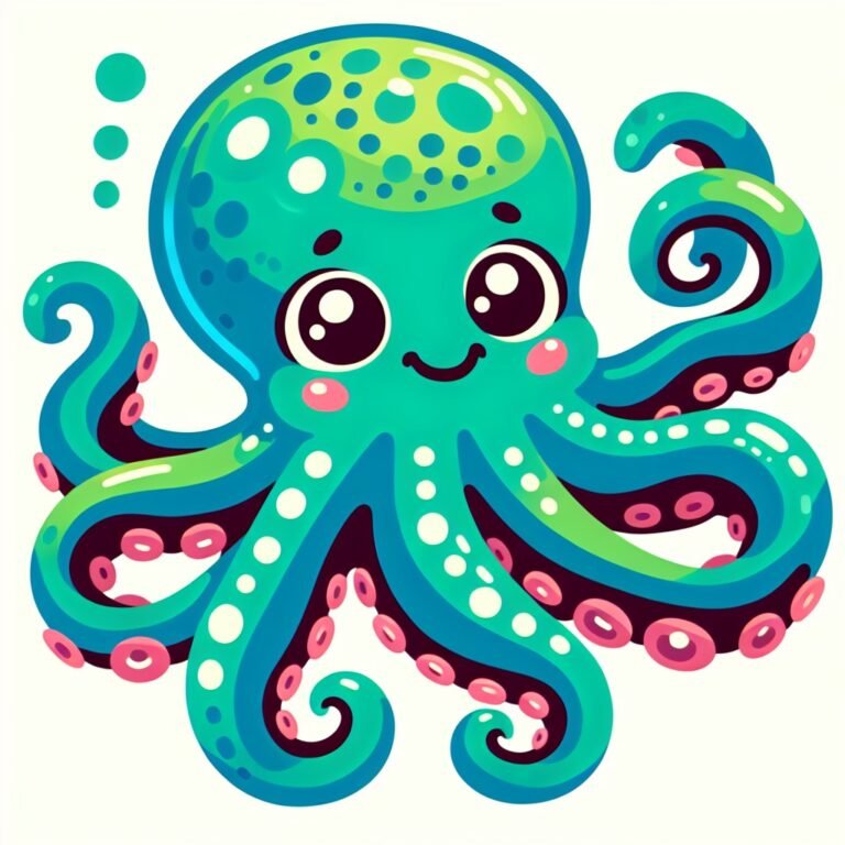 Main image for the post with 10 Exciting Octopus Facts For Kids depicting Octopus in a colorful and attractive way for kids.