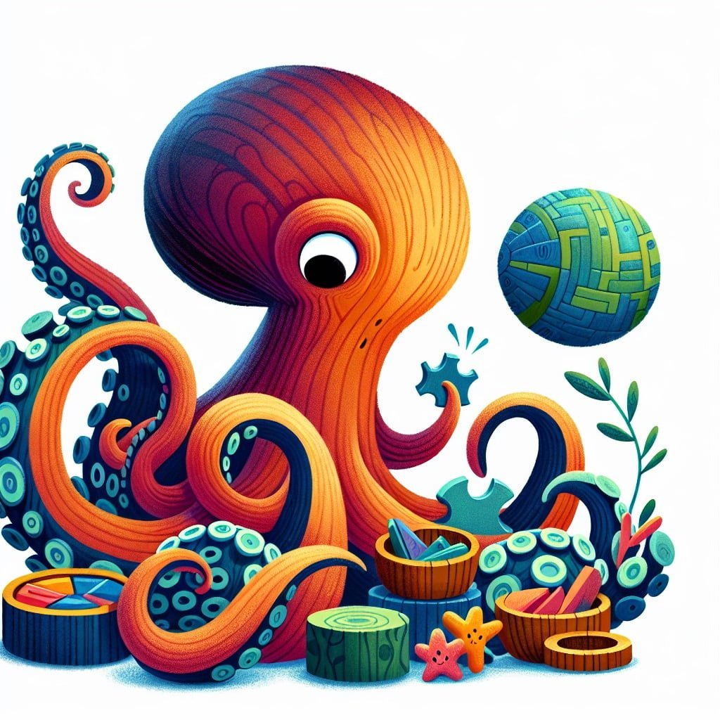 Fun fact for kids about intelligent octopus
