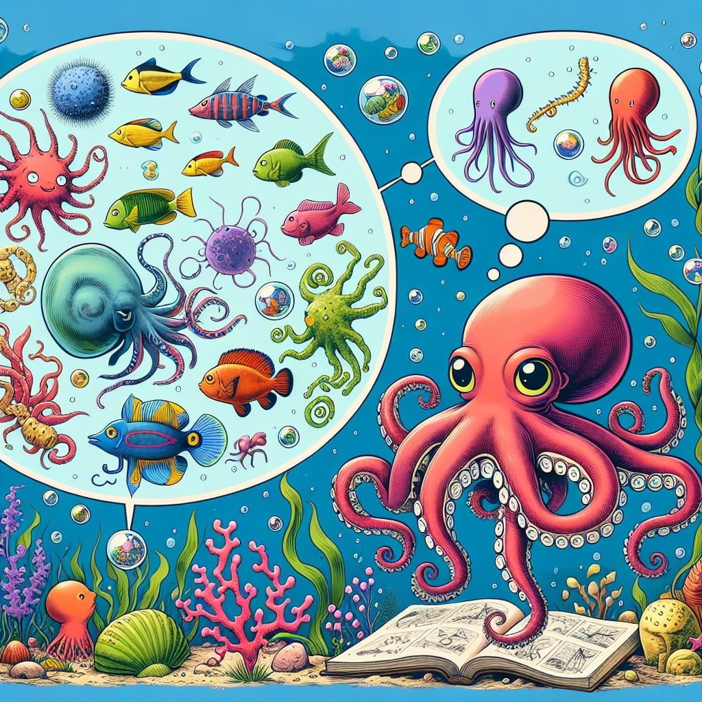 Fun fact for kids about an invertebrate octopus