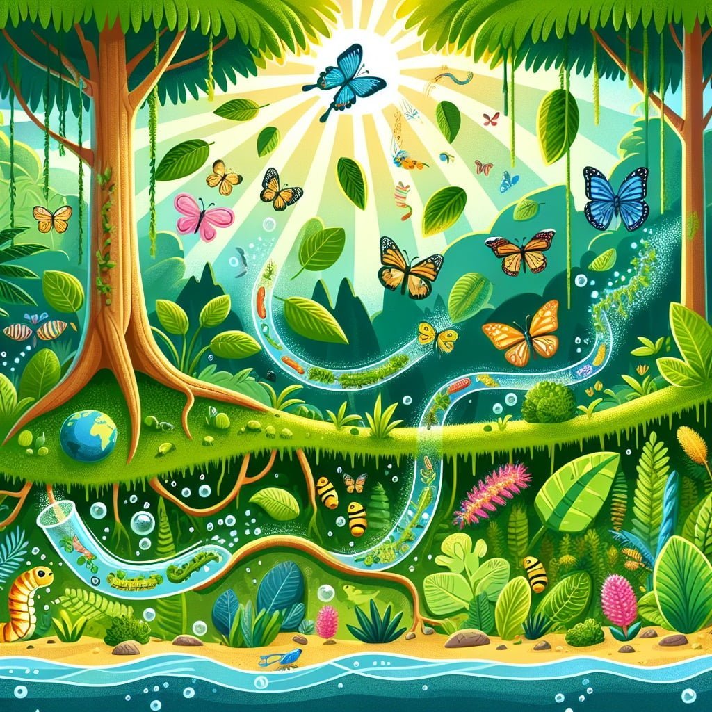 Rainforest oxygen production