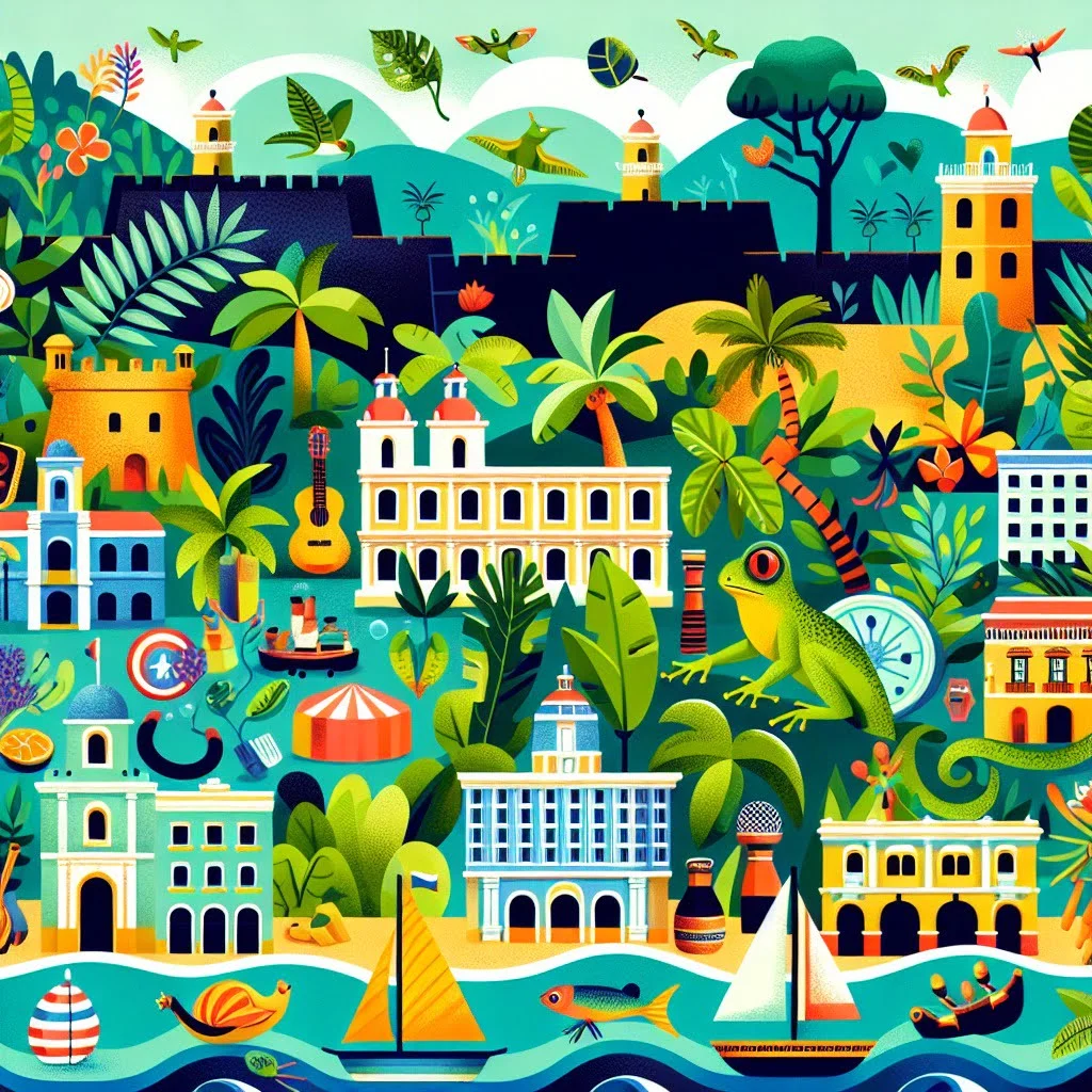 Main image for the post with 10 Captivating Puerto Rico Facts For Kids depicting Puerto Rico in a colorful and attractive way for kids.