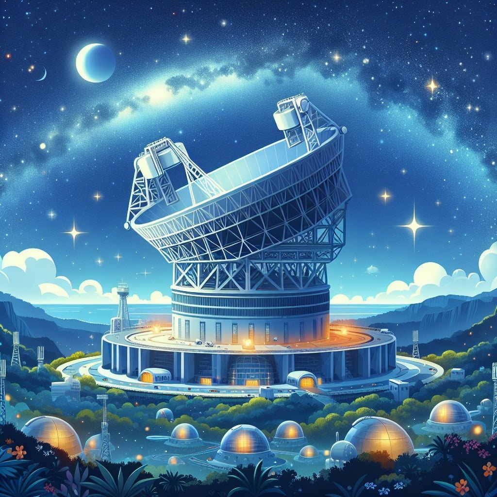 Fun fact for kids about Puerto Rico telescope