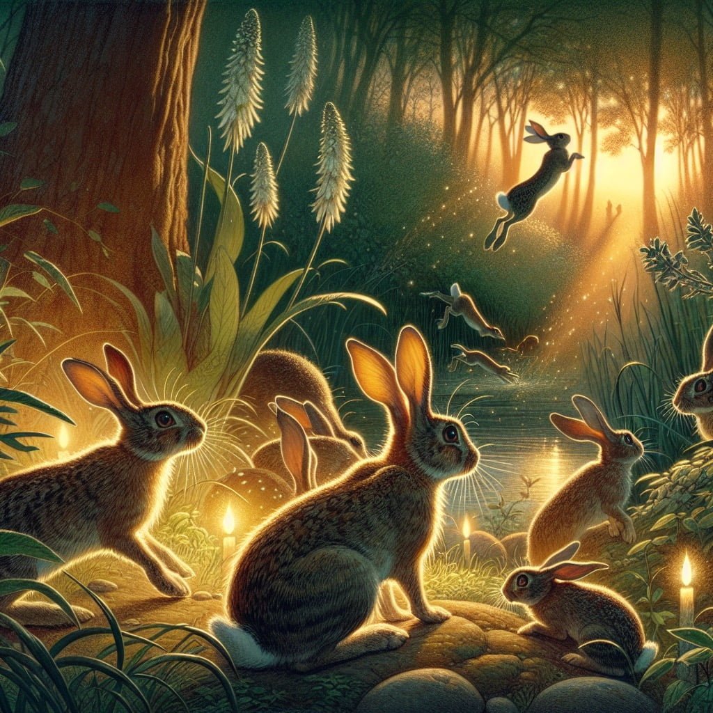 Fun fact for kids about crepuscular rabbit