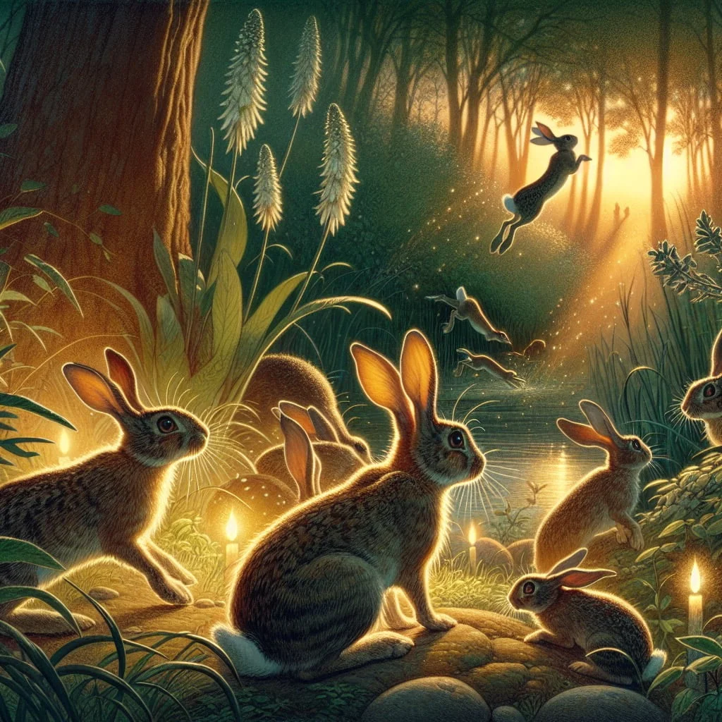 Fun fact for kids about crepuscular rabbit
