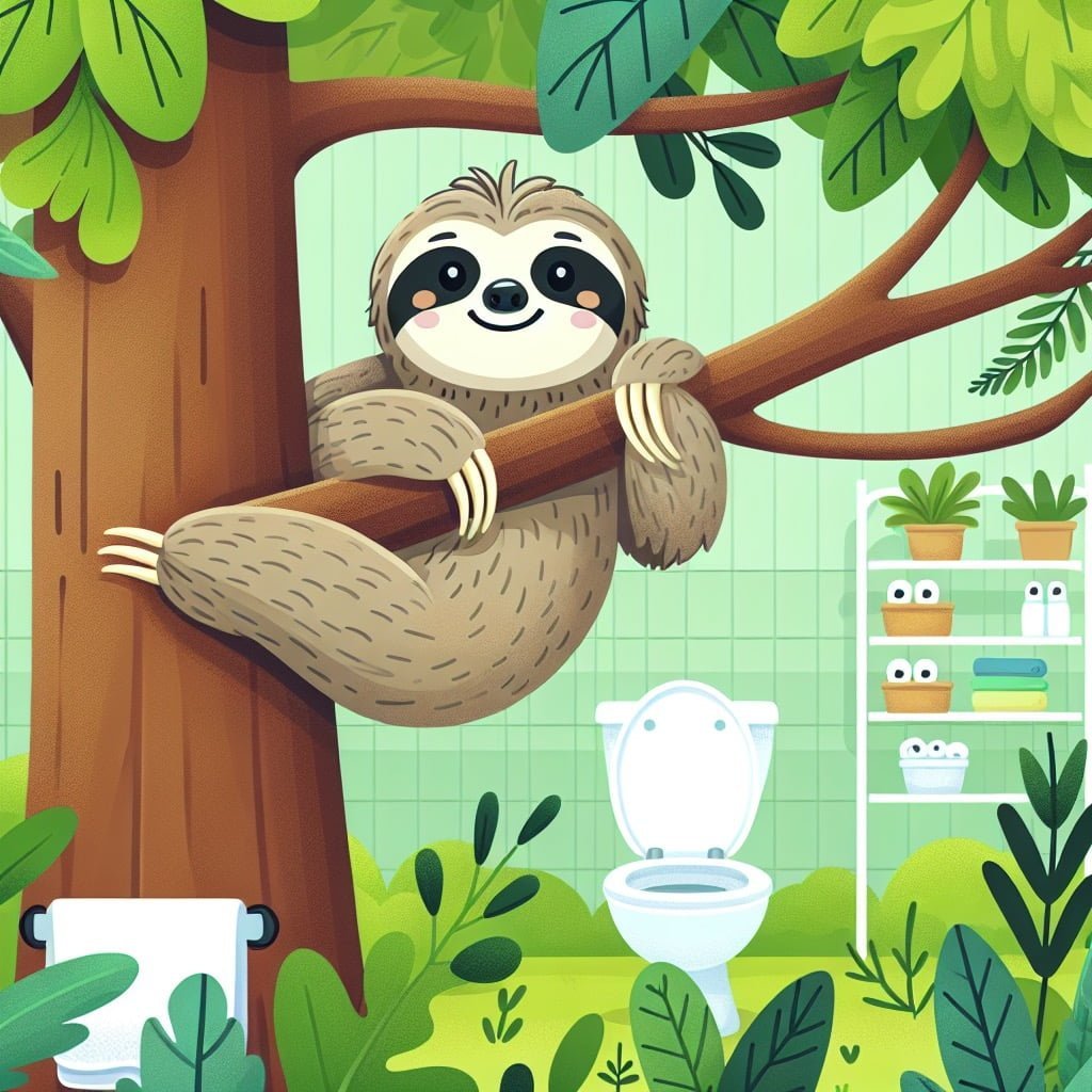 Fun fact for kids about a sloth