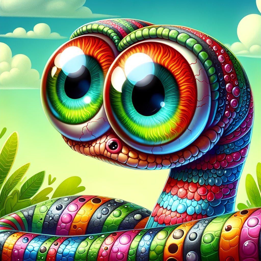 Fun fact for kids about a snake with no eyelids