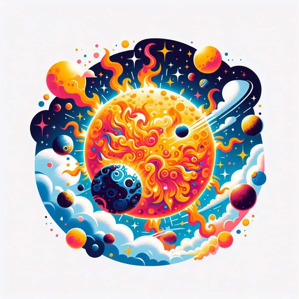 Fun fact for kids about solar flares and sunspots