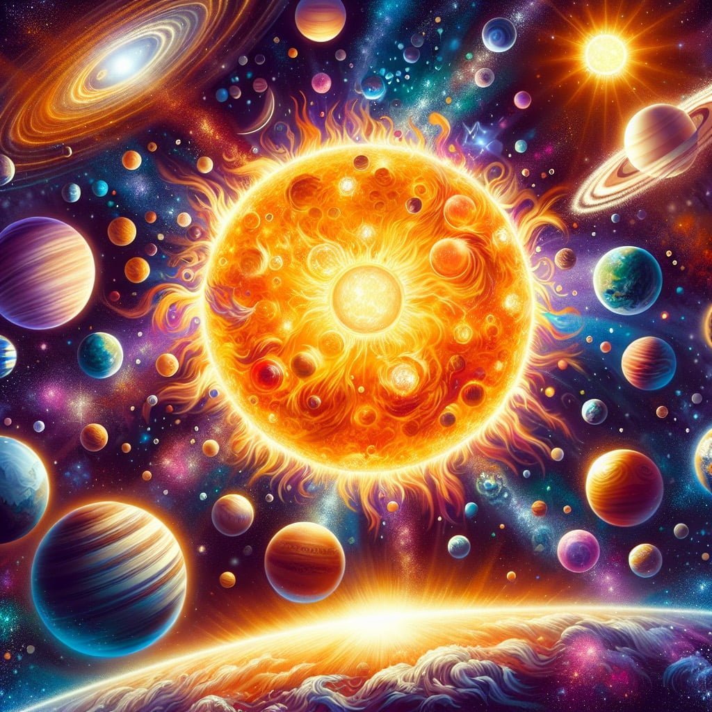 Fun fact for kids about Sun's mass compared to the solar system