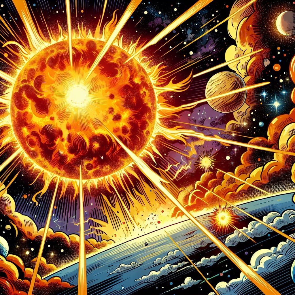 Fun fact for kids about Sun's high temperature