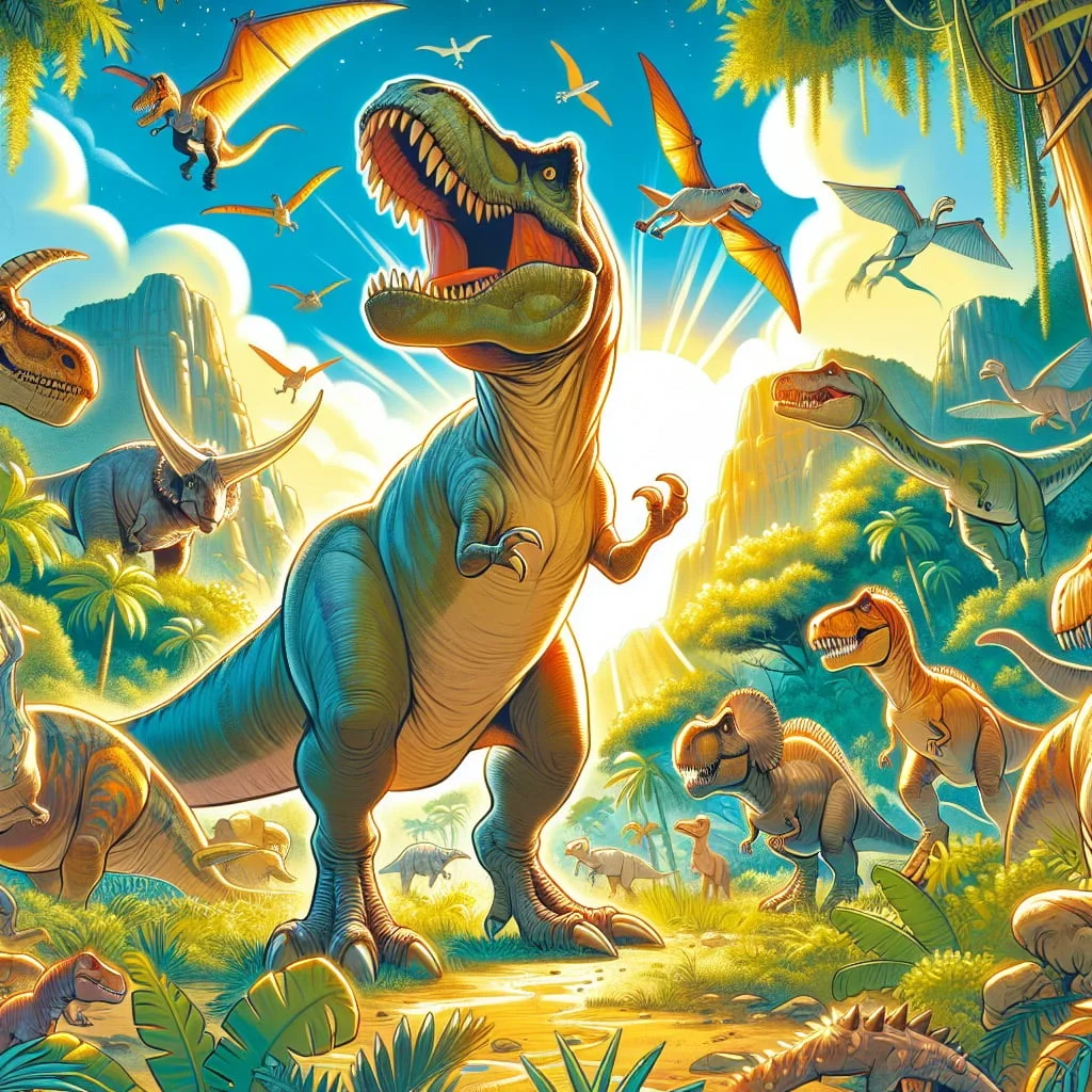 Fun fact for kids about T.Rex's era