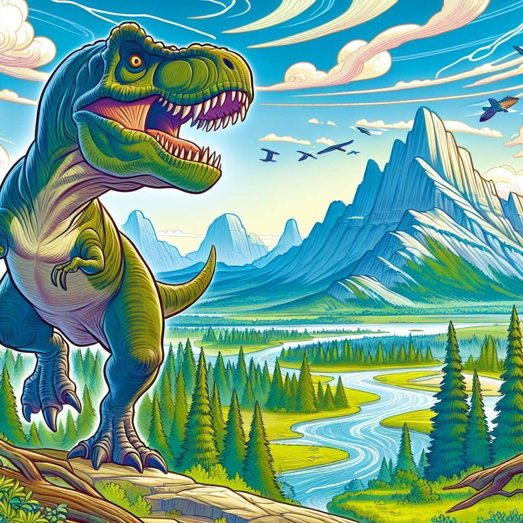 Fun fact for kids about T.Rex's habitat