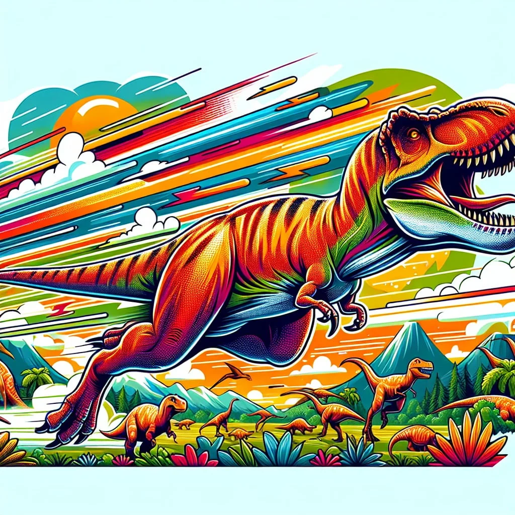 Fun fact for kids about T.Rex running fast