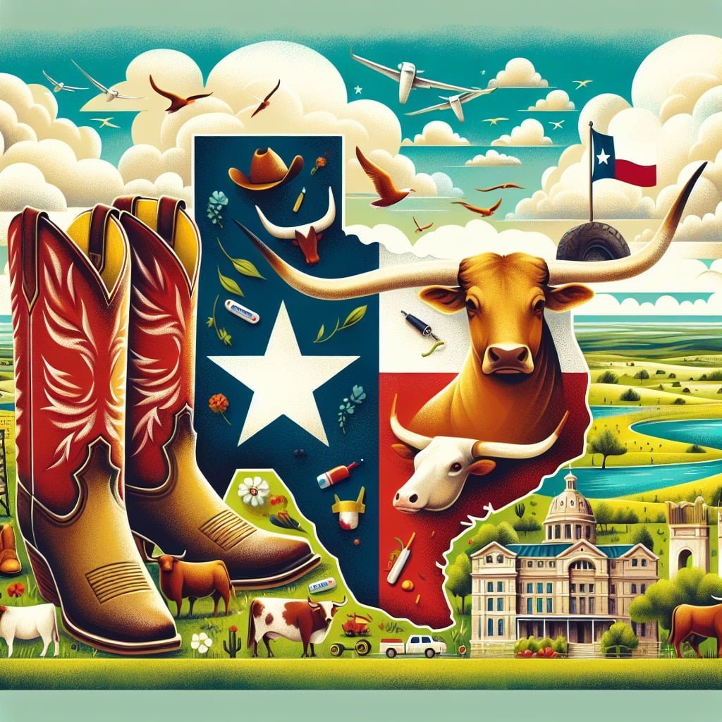Fun fact for kids about the size of Texas