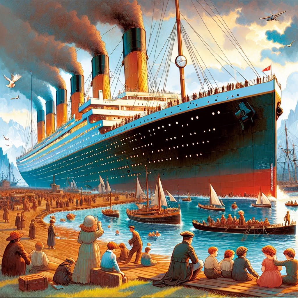 Fun fact for kids about the Titanic's capacity