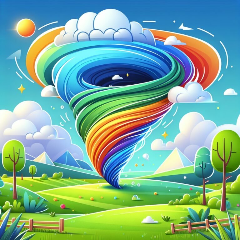 See 10 Amazing Tornado Facts For Kids 2 Main image for the post with 10 Amazing Tornado Facts For Kids depicting Tornado in a colorful and attractive way for kids.