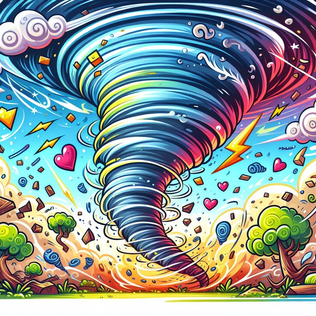Fun fact for kids about tornado sound like a freight train