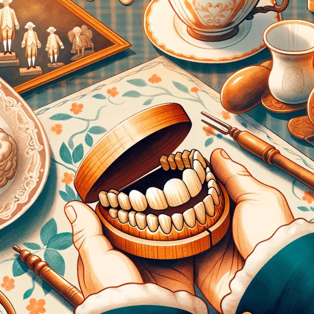 Fun fact for kids about George Washington's wooden teeth