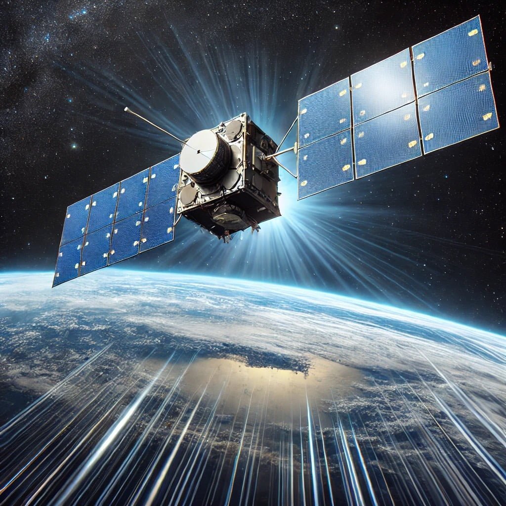 How Fast Do Satellites Travel 4 A satellite orbiting Earth at high speed.