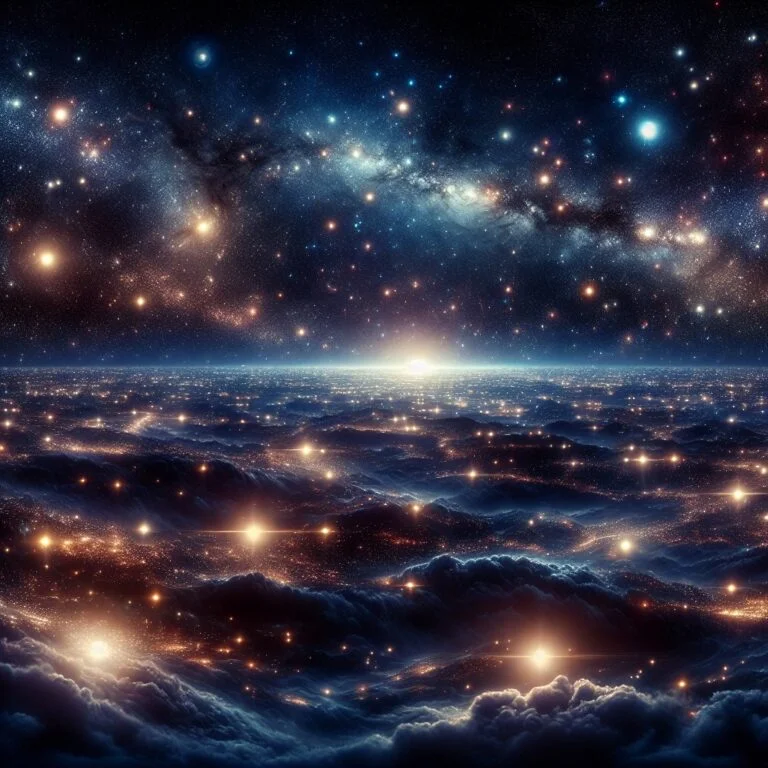 Night sky filled with countless twinkling stars