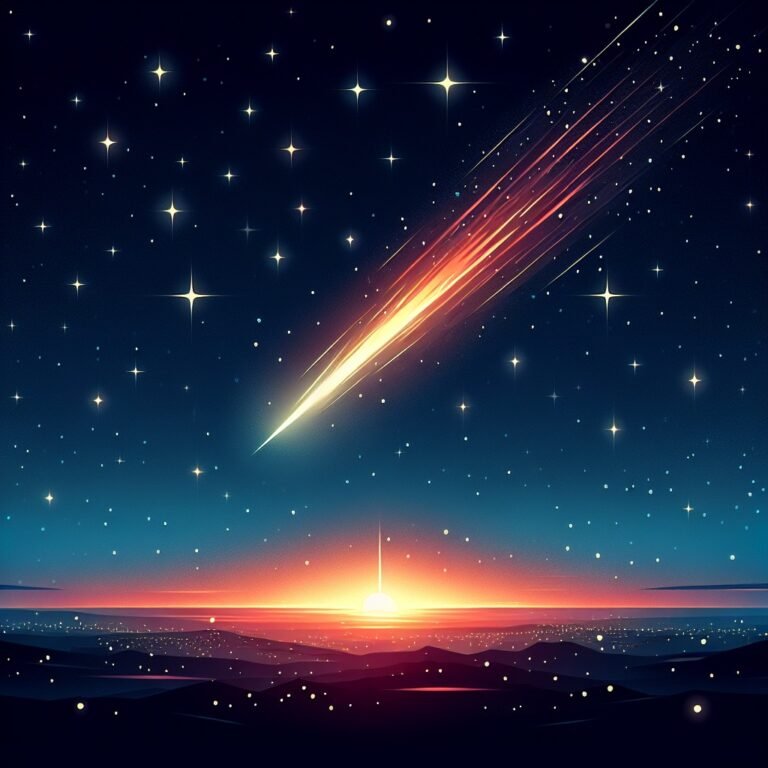 What Does A Shooting Star Look Like 2 Bright streak of light flashing across a dark night sky