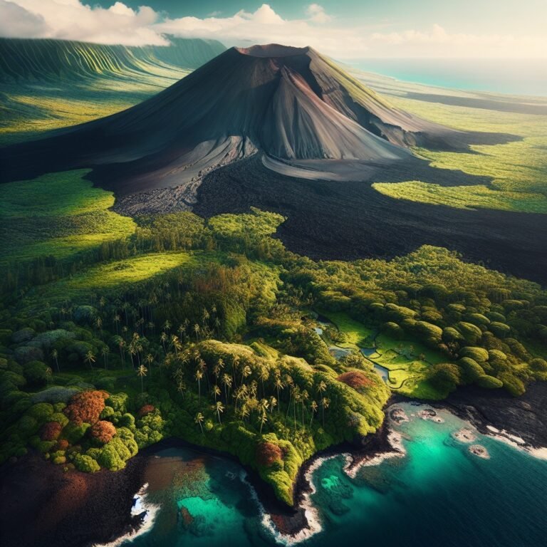 What Is The Largest Volcano In The World 2 Aerial view of Mauna Loa